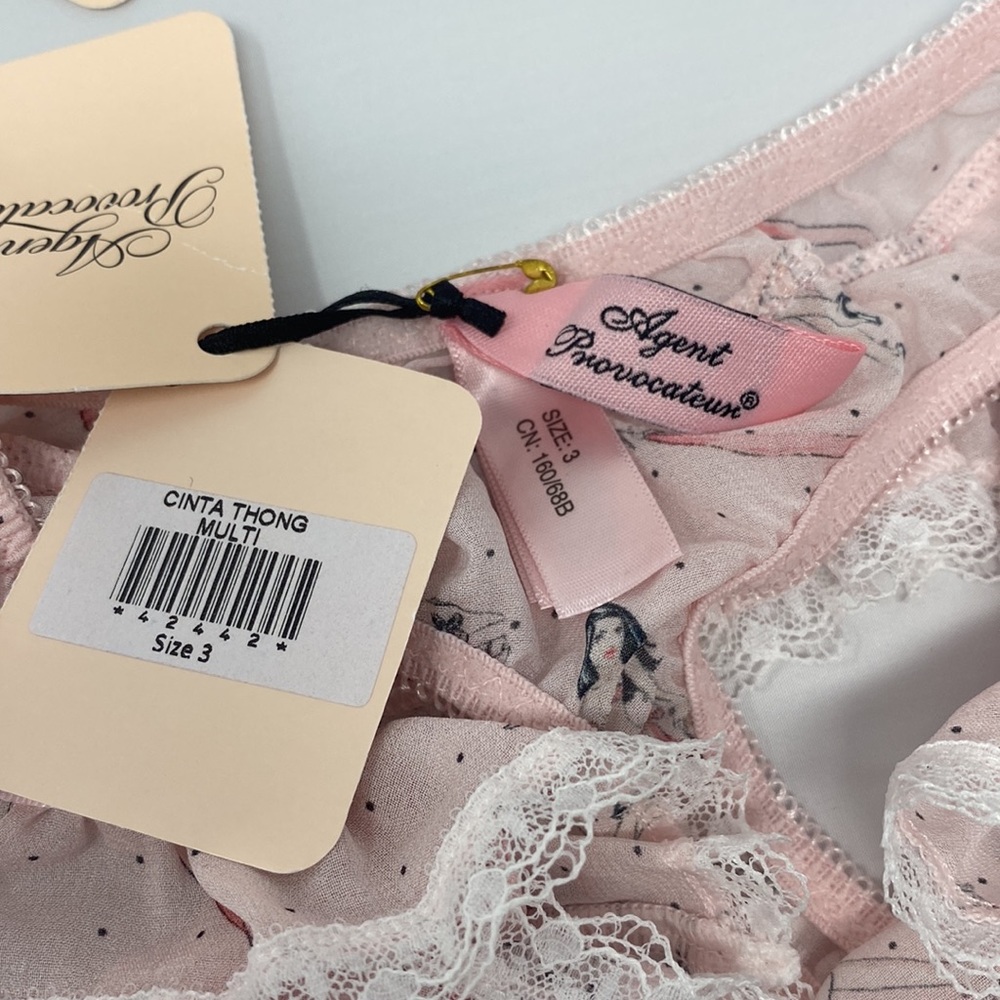 Agent Provocateur Cinta Pink Set NWT *SALE* - Picture 12 of 12